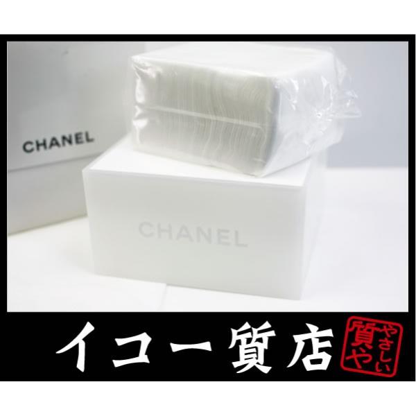 シャネル コットンケース 希少ノベルティ プラスチック 当店一番人気 未使用品 ホワイト