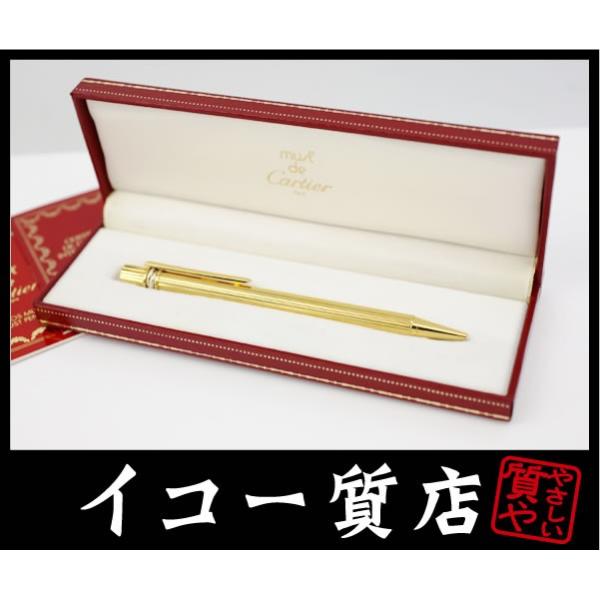 【美品 送料込み】カルティエ ボールペン トリニティ ゴールド プレート 美品 送料込み】カルティエ ボールペン トリニティ ゴールド