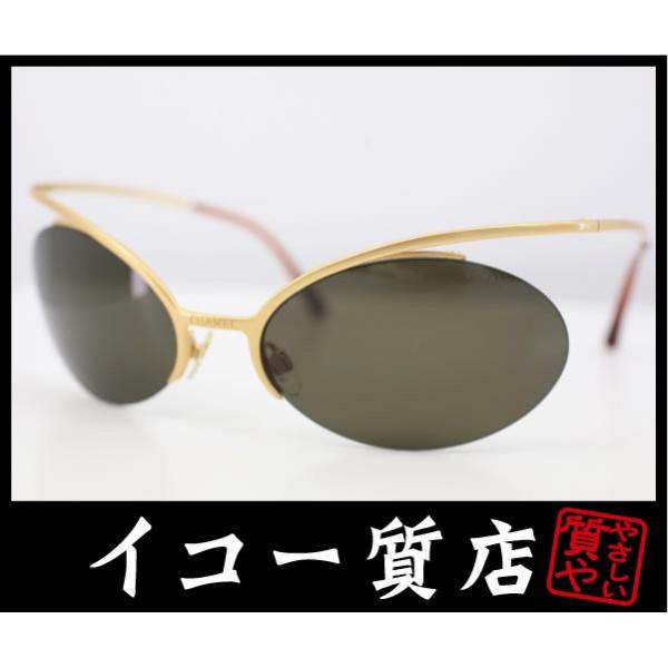 【極美品】CHANEL ラウンドメタルサングラス　ゴールドフレームグラデーション 極美品】CHANEL ラウンドメタルサングラスゴールドフレーム