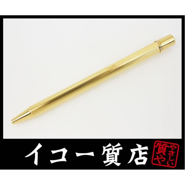 美品　Cartier　マスト　ドゥ　カルティエ　ボールペン　ゴドロン　ゴールド iko78com_ry5683