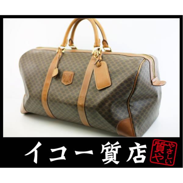 CELINE マカダム柄ボストンバッグ 美品 極希少 Celine セリーヌ マカダム柄ミニボストンバッグ