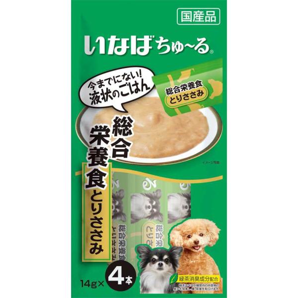 いなばペットフード いなば 犬用 ちゅ〜る 総合栄養食 とりささみ 14g