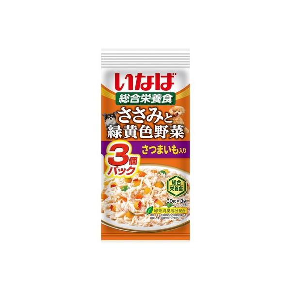 いなばペットフード いなば 犬用 ささみと緑黄色野菜 さつまいも入り