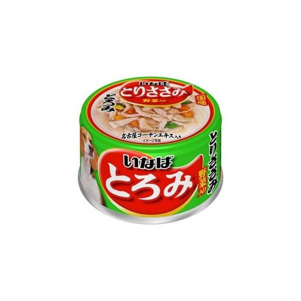 いなばペットフード いなば 犬用 とろみ缶 とりささみ 野菜入り 80g D
