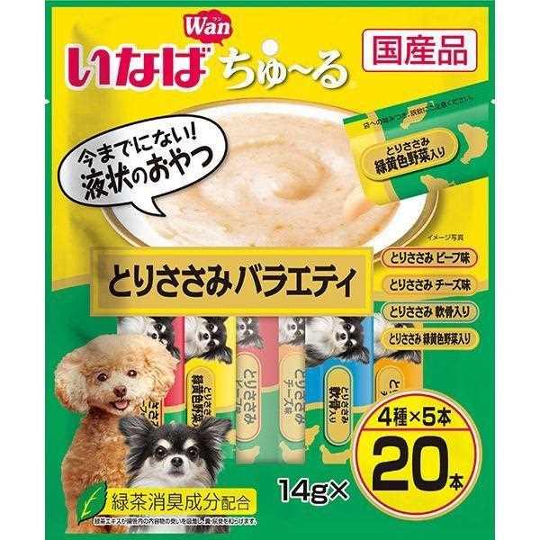 いなばペットフード いなば 犬用 ちゅ〜る 20本入り とりささみ 