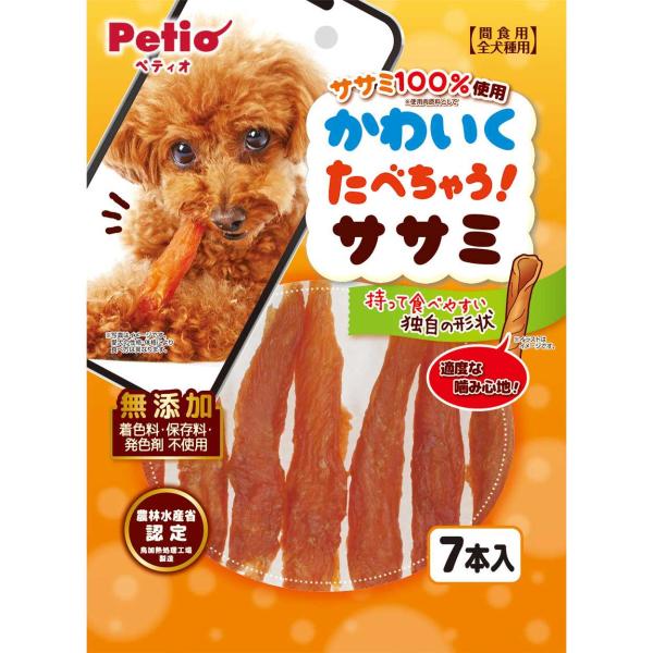 ペティオ かわいくたべちゃう！ササミ 7本入