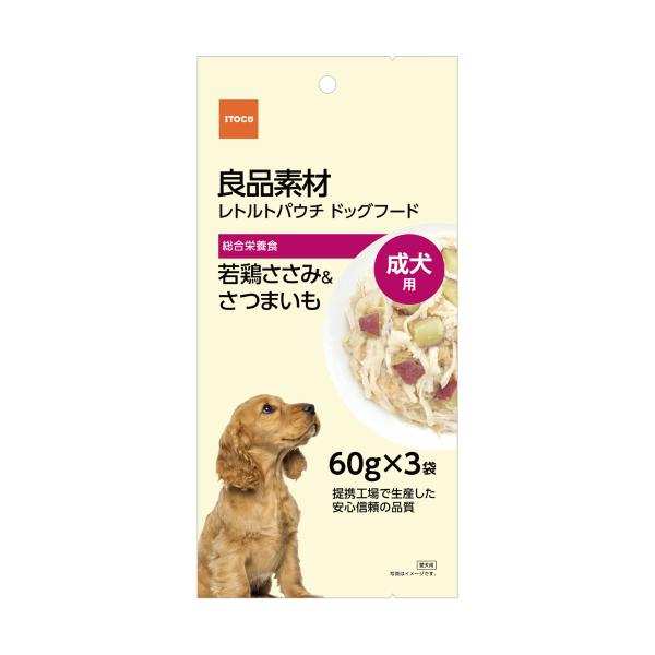 イトウアンドカンパニー 良品素材 パウチ 若鶏ささみ&さつまいも 1ケース