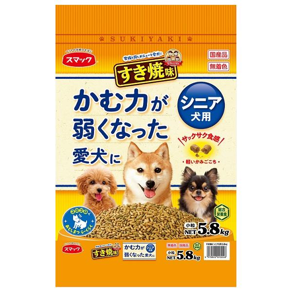 スマック 家族のごはん すき焼味 シニア犬用 5.8kg : イコアペット