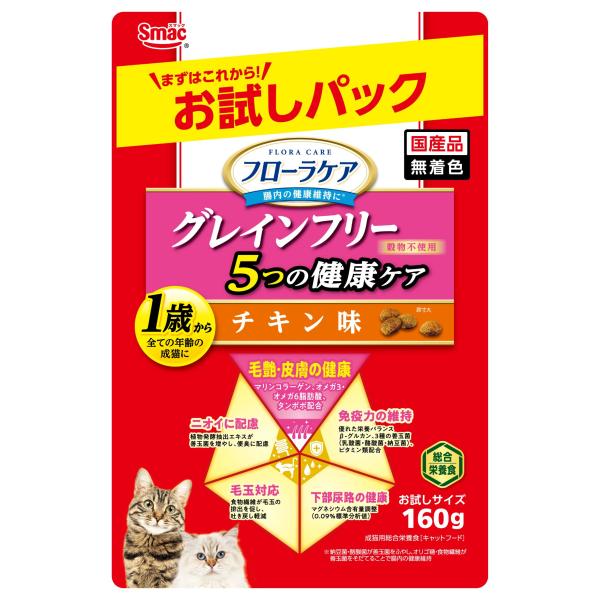 スマック フローラケア キャット お試し 5つの健康ケア（毛艶皮膚