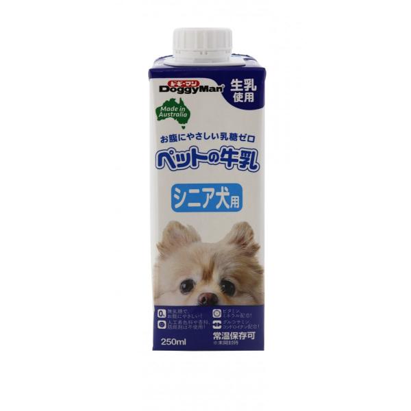 ドギーマン ペットの牛乳 シニア犬用 250ml 1ケース24個セット