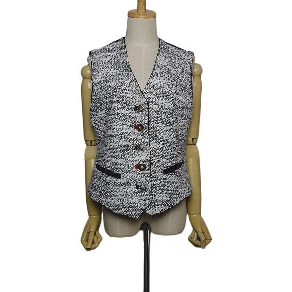 チロル ベスト チロリアン レディース Lサイズ位 ドイツ 民族衣装 古着