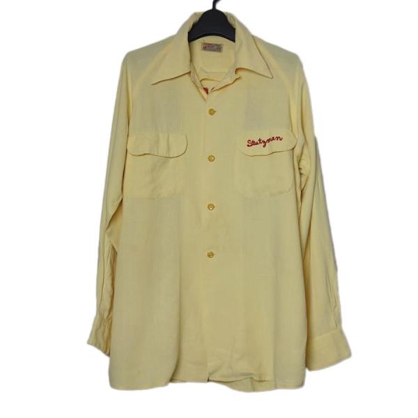 1950年代 ヴィンテージ ボウリングシャツ メンズＭ ボーリングシャツ