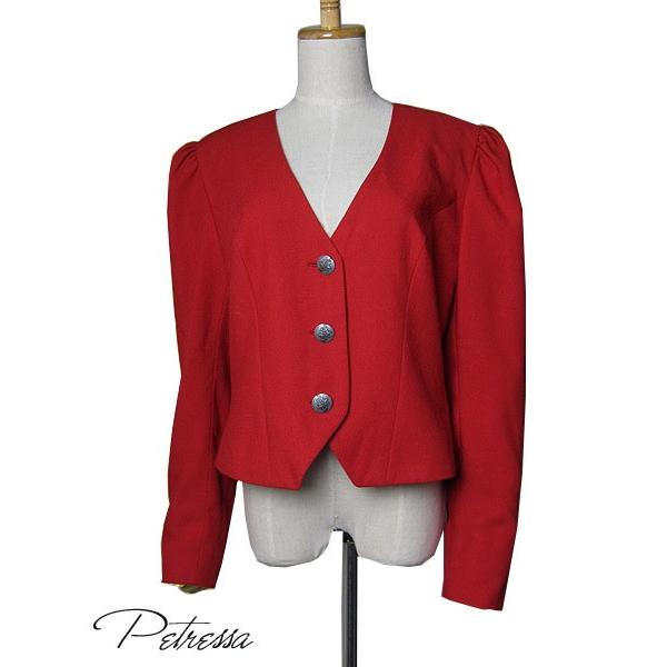 Petressa チロル ジャケット 赤 レディース L位 ヨーロッパ 古着 民族衣装 Ytirol 87 異国屋 通販 Yahoo ショッピング