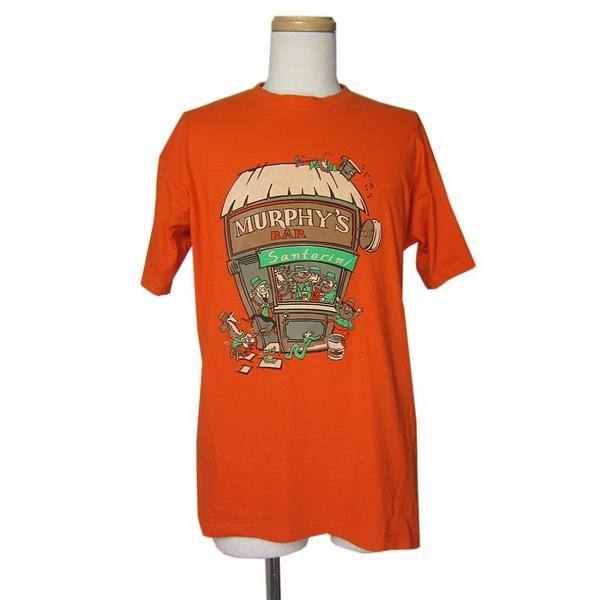 コミカル キャラクタープリント Tシャツ メンズm 古着 ユーズド ティーシャツ オレンジ Ytshirts 8 異国屋 通販 Yahoo ショッピング