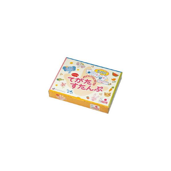 他サイト： 印鑑 スタンプ シヤチハタ てがたすたんぷセットオレンジの商品画像