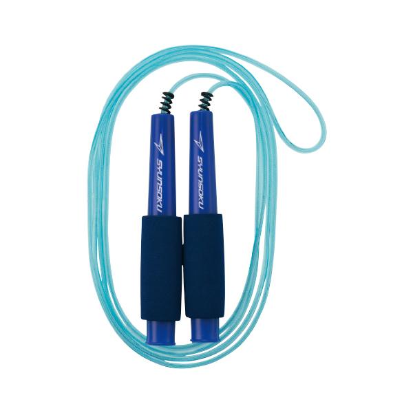 ●サイズ／全長：270cm●材質／ロープ：PVC・ポリエステル、グリップ：PP、回転パーツ：PE、滑り止め：NBR+PVC●名前シール付