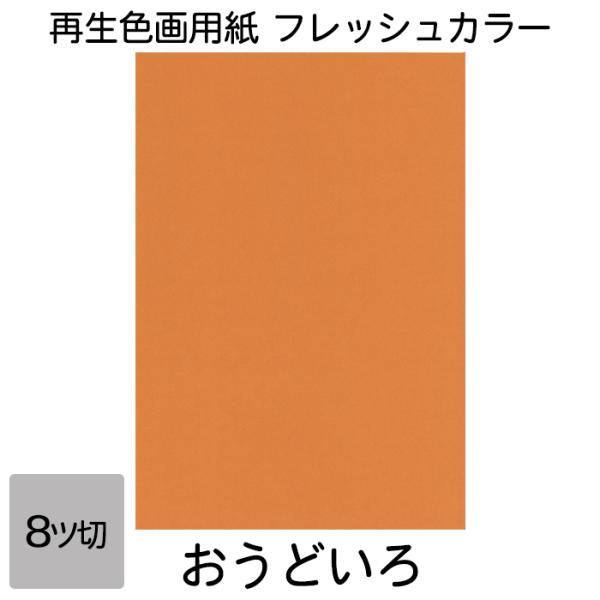画用紙 色画用紙 フレッシュカラー 八ツ切 10枚 大王製紙 八つ切り おうどいろ