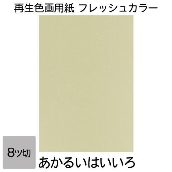 画用紙 色画用紙 フレッシュカラー 八ツ切 10枚 大王製紙 八つ切り あかるいはい