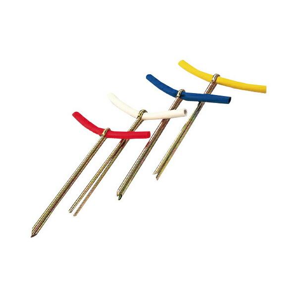 目立ちやすく、安全です。●メーカー名／エバニュー●サイズ／釘：φ4×145mm、ゴム：11cm●重量／30g（本）●材質／釘：スチール&amp;lt;