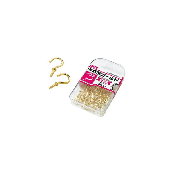 フック 洋灯吊 ヒートン ネジ 20mm（36本） ミツヤ : いくるんYahoo