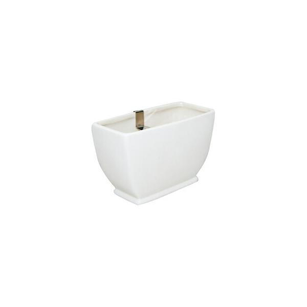 絵の具・クレヨン・色鉛筆・アクリル絵の具などいろいろなもので描けます。専用フック使用で、蚊取り線香立てにもなります。●メーカー名／美濃粘土●寸法／横14×高9×巾6.5cm●材質／陶器●蚊取り線香専用フック付(着脱)※内側には釉薬が塗られて...