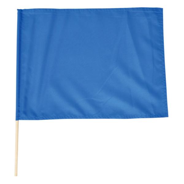 軽量で丈夫なカラーフラッグ！●サイズ／全長：460mm、旗：410×300mm、持ち手：φ8×160mm●材質／旗：ポリエステル、持ち手：白樺