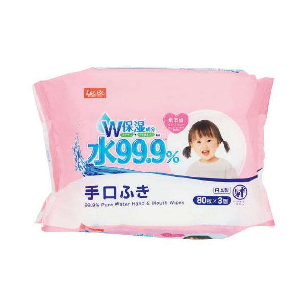 成分の99.9%が純水でできた限りなく水に近い手口ふきです。●サイズ／シート：180×140mm●ノンアルコール●無香料●パラベンフリー※お届けする商品のパッケージが異なる場合がございます。