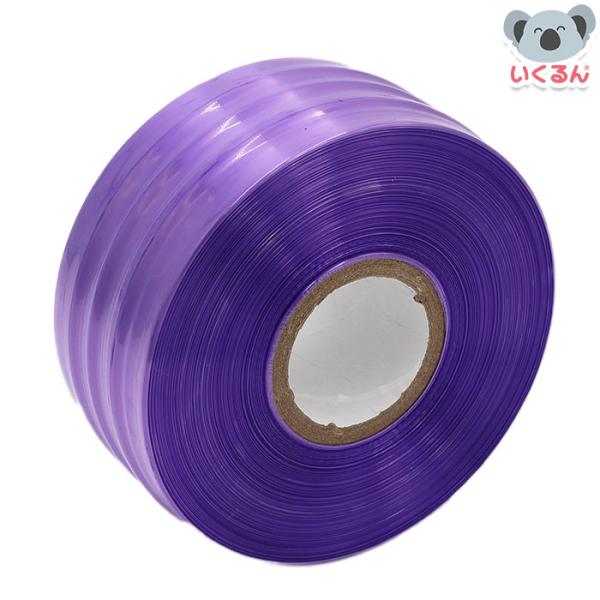 紫外線に強く、屋外での使用に適しています。環境にやさしいテープです。●メーカー名／宮島化学工業●サイズ／幅50mm×長さ500m●厚さ／約0.018mm●材質／ポリエチレン●耐荷重／約30kg※燃やしても有害物質が発生しません。