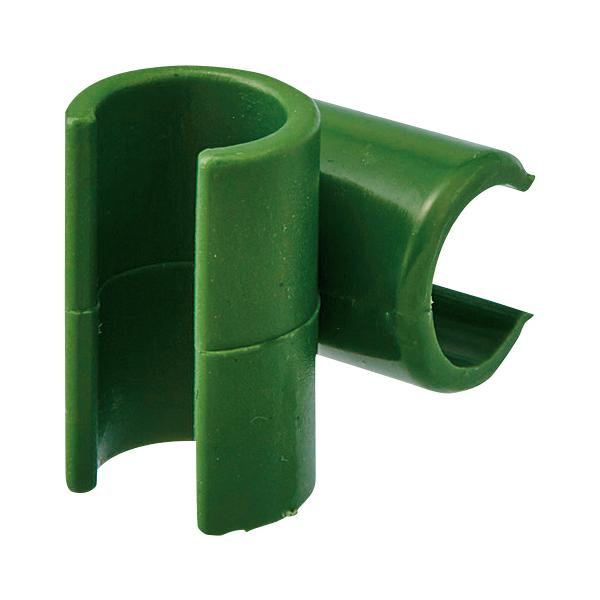 ひもで縛らなくても簡単に支柱の接続が可能です。●材質／ポリプロピレン