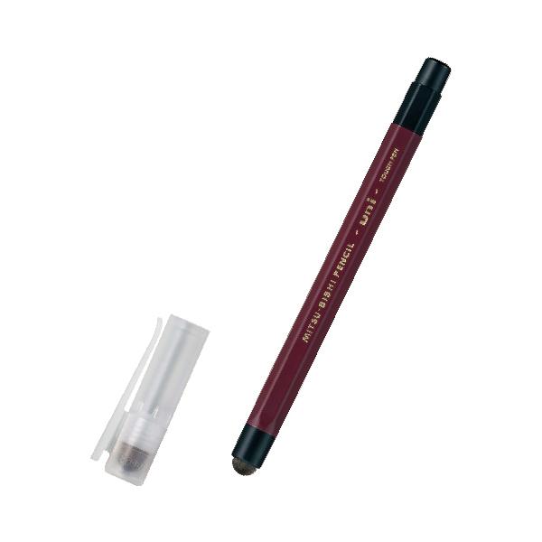 鉛筆形状のタッチペン！導電性の高いAgファイバーチップ採用で超高感度●サイズ／直径9.8×16.7×147.2mm●ペン先／8.2mm●材質／ペン先：シリコンゴム、ナイロン繊維＋銀メッキ 、本体：ポリカーボネート●付属品／予備ペン先1個