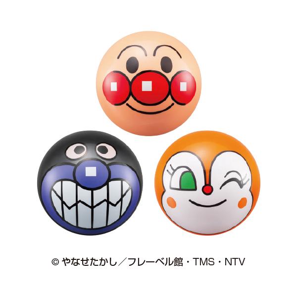 他サイト： おもちゃ ボール 赤ちゃん アンパンマン ミニ顔ボール（3個） アガツマの商品画像