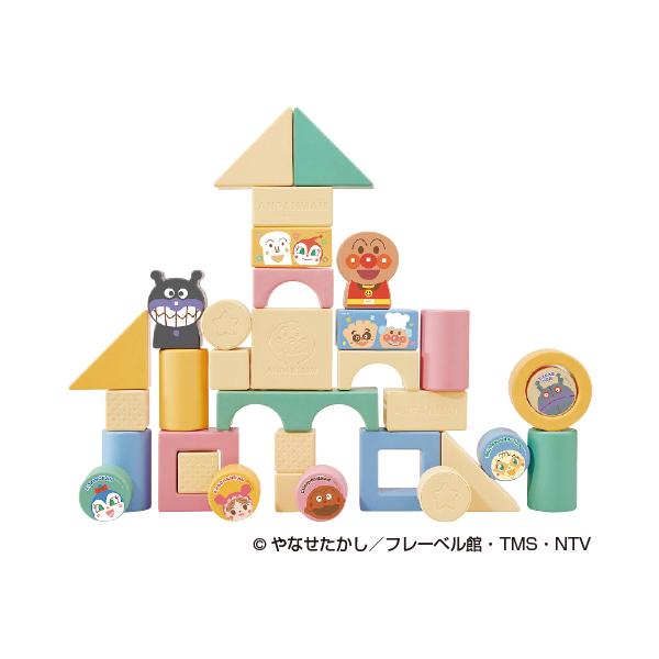 天然抗菌剤とライスレジンを配合した日本製のお米のつみき。●内容／つみき×33●サイズ／横340×縦65×高さ330mm●重量／1748g●材質／米、PP