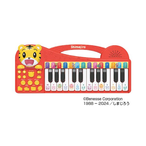 しまじろうたちの歌声が入った代表曲2曲を含め14曲を収録！●サイズ／W39×D5×H16.5cm●重量／900g●材質／ABS●電池：単3乾電池3本(別売)