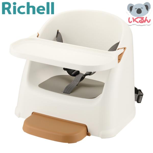 お行儀の良い姿勢で食事に集中できる背もたれ、ステップ、座面シートで姿勢をサポートするブースターチェアです。●商品情報商品名/ベビーチェア フィージー対象月齢/6カ月〜3才頃サイズ/ステップ・テーブル使用時：39×44×34H(cm)ステップ...