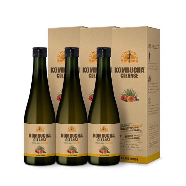 他サイト： 【 3冠達成！ 】コンブチャクレンズ ミニボトル 300ml × 3本 〔 国産 コンブチャ 酵素 ファスティング 置き換えダイエット 〕の商品画像