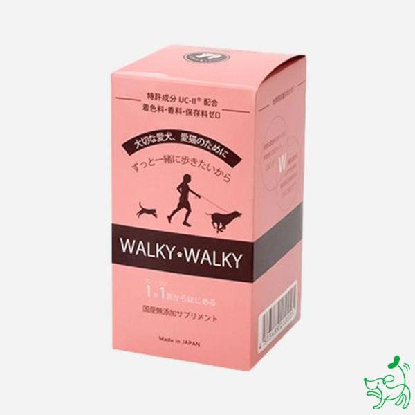 犬 猫 サプリメント 無添加 国産 関節ケアサプリ WALKY WALKY 60g(2g×30包) ペット用 超PayPay祭商品 健康 サプリ ｜ イリオスマイル iliosmile