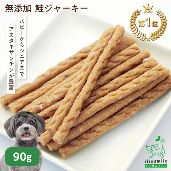 犬 おやつ 無添加 国産 鮭ジャーキー / 犬のおやつ 低脂肪 魚 サーモン サケ ジャーキー 子犬 やわらか 超PayPay祭商品 ｜ イリオスマイル iliosmile