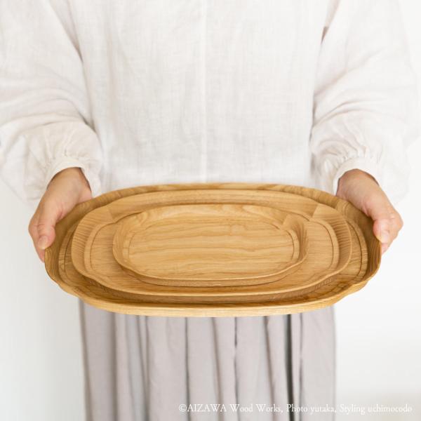 四十沢木材工芸 KITO 長木瓜盆 中 栗材 : 食器 生活雑貨 育てる