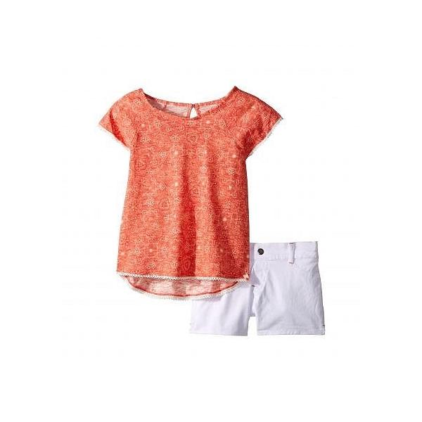 Lucky Brand Kids ラッキーブランド 女の子用 ファッション 子供服 セット Marrion Boho Set Little Kids Sugar Coral Bedhead Kids ベッドヘッド 女の子用 ファッション 子供服 パジャマ 寝巻き Long Sleeve Two Piece Set Toddler Little Kids Teal