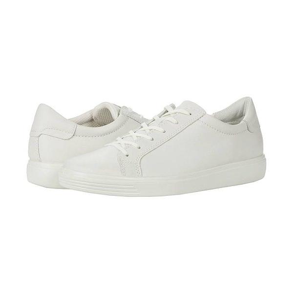ECCO エコー レディース 女性用 シューズ 靴 スニーカー 運動靴 Soft Classic Sneaker - White
