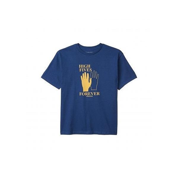 Volcom Kids ヴォルコム 男の子用 ファッション 子供服 Tシャツ Para Siempre Big Kids Harbor Blue Olhodaguadocasado Al Gov Br