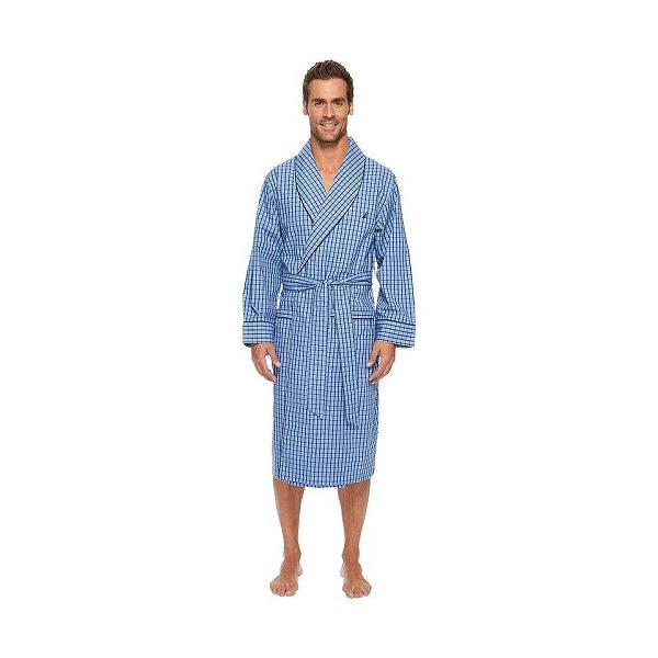 Nautica ナウティカ メンズ 男性用 ファッション パジャマ 寝巻き バスローブ Plaid Lounge Robe Light French Blue Avtovokzal Gomel By Index Php