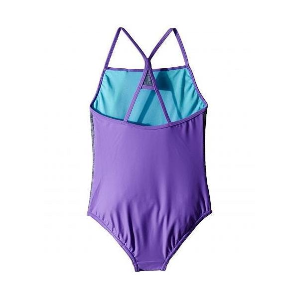 Speedo Kids スピード 女の子用 スポーツ アウトドア用品 キッズ 子供用水着 ワンピース Heather Splice One Piece Swimsuit Big Kids Lavender Purple Hwerner Dk