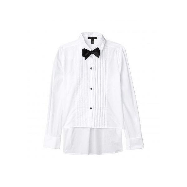 Kiki De De Montparnasse レディース 女性用 ファッション ボタンシャツ Cropped Tuxedo I Shirt White Zpt80la09ta0yh I Love Laいいスタイルの流行超人気の
