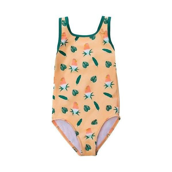 Tiny Whales 女の子用 スポーツ アウトドア用品 キッズ 子供用水着 ワンピース Tropicool One Piece Swimsuit Toddler Little Kids Big Kids Peach Rainbowbookclub Org