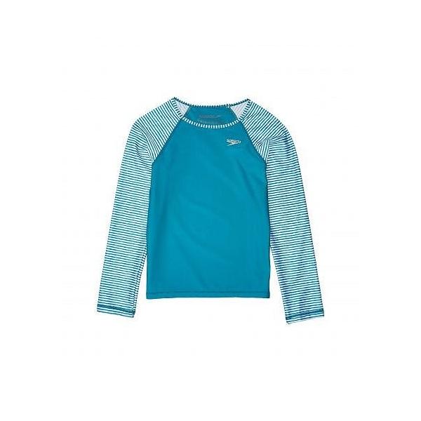 Speedo Kids スピード 女の子用 スポーツ アウトドア用品 キッズ 子供用水着 ラッシュガード スイムシャツ Long Sleeve Print Sleeve Rashguard Big Kids Gruindag Com
