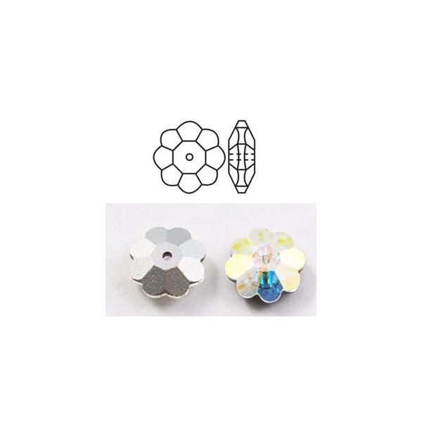 SWAROVSKI（スワロフスキー） #3700 (フラワー) 6mm ABクリスタル