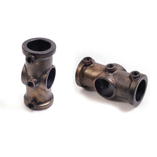単管パイプ、クランプ、ジョイント 単管パイプφ25-26mm ジョイント クランプシリーズ アルミ製 クロス型3