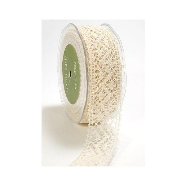 リボン Crochet Ivory /1メートル