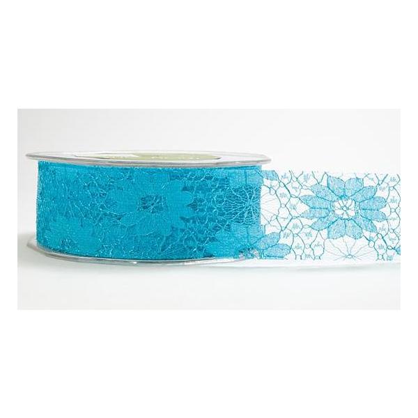 リボン Lace Ribbon Turquoise /1メートル